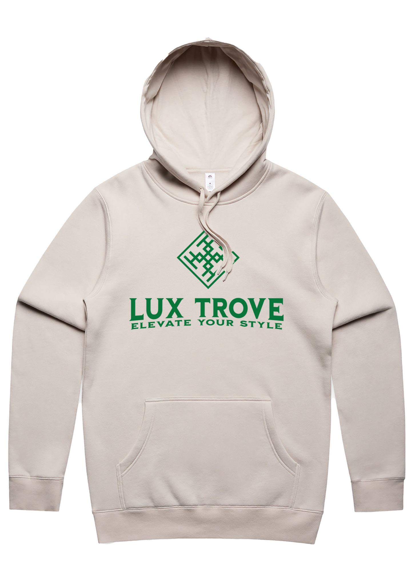 Green Signature Logo Luxury Men's Hoodie