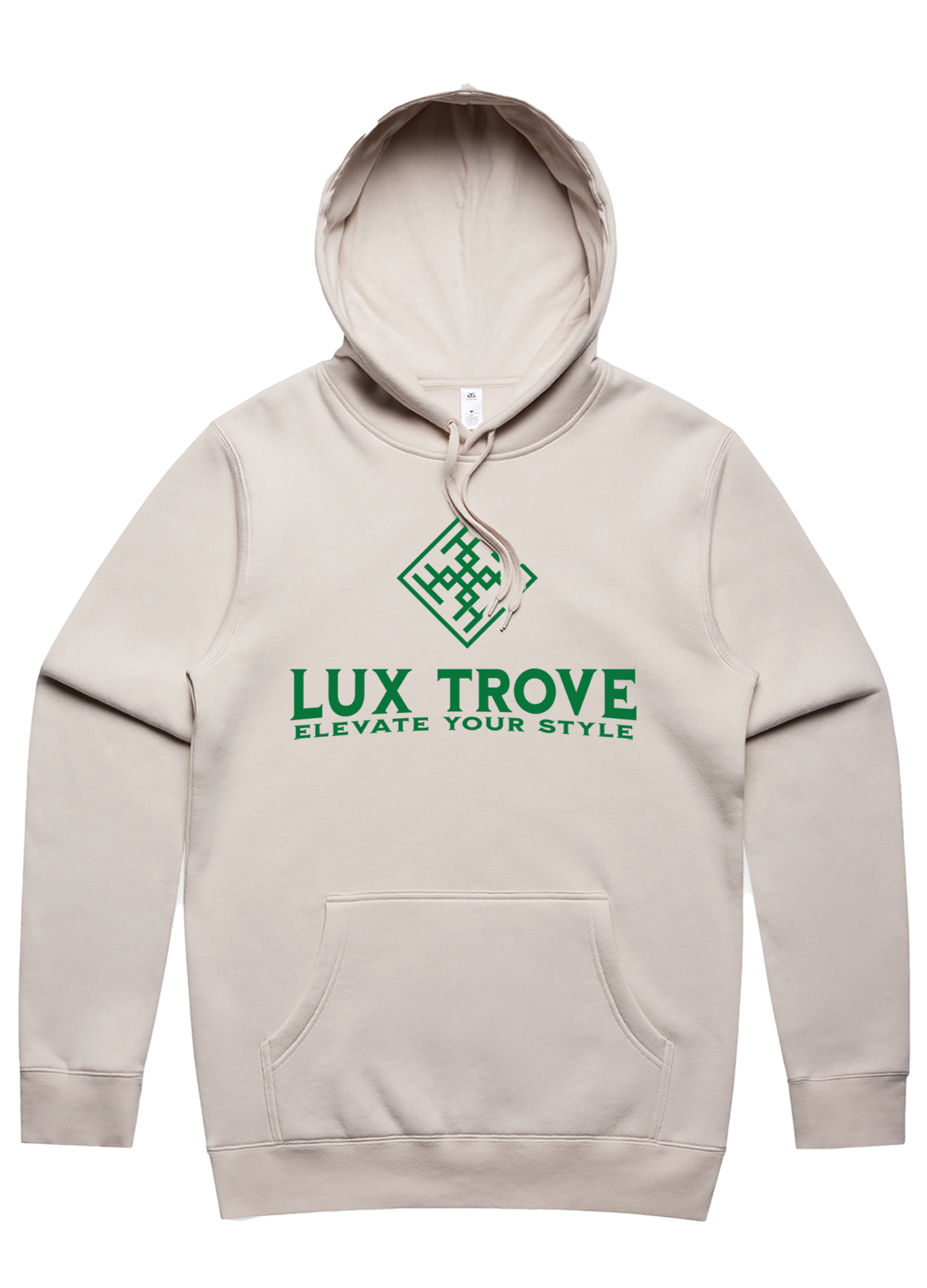 Green Signature Logo Luxury Men's Hoodie