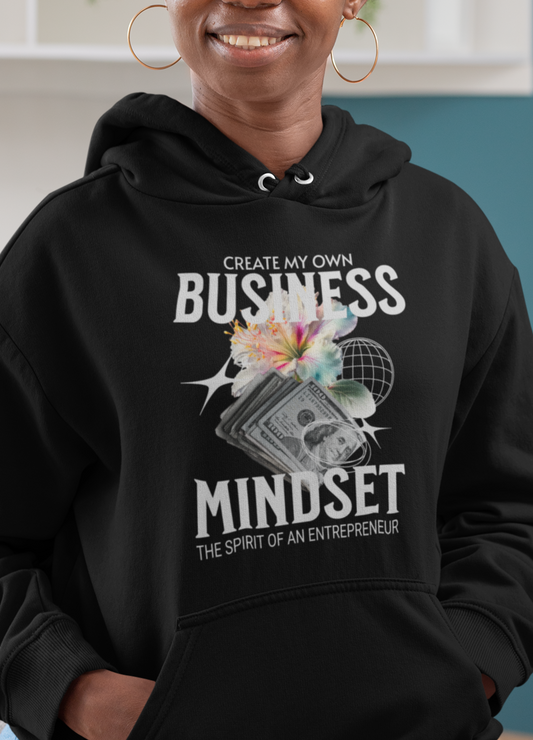 Business Mindset Premium Women's Pullover Hoodie