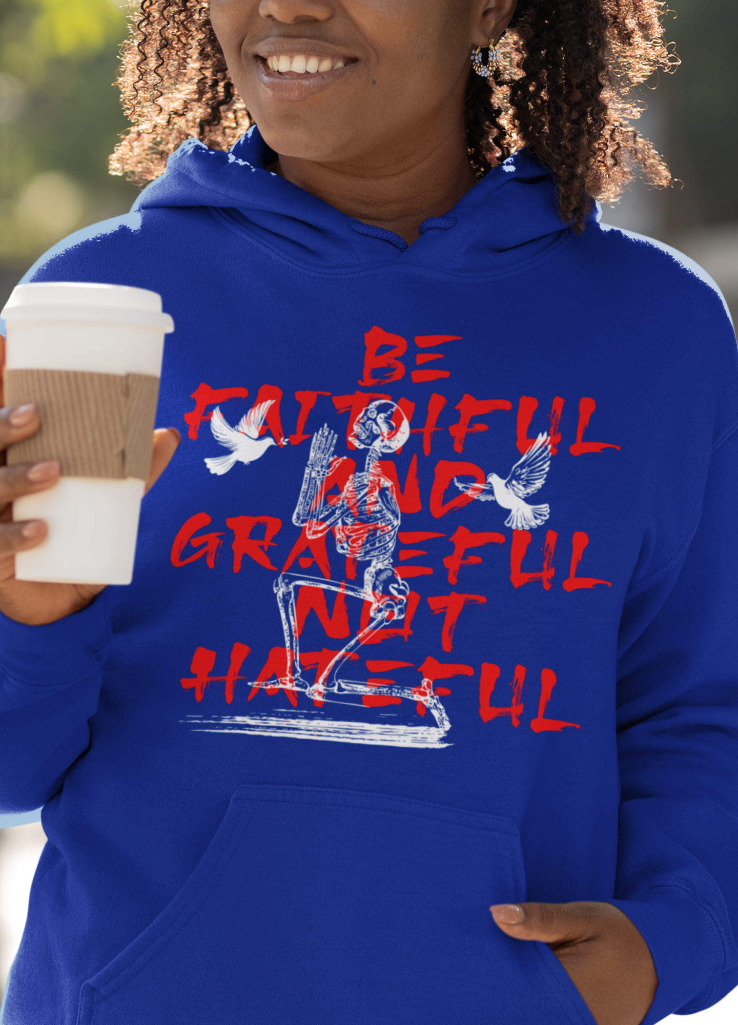 Be Faithful And Grateful Pullover Women's Hoodie